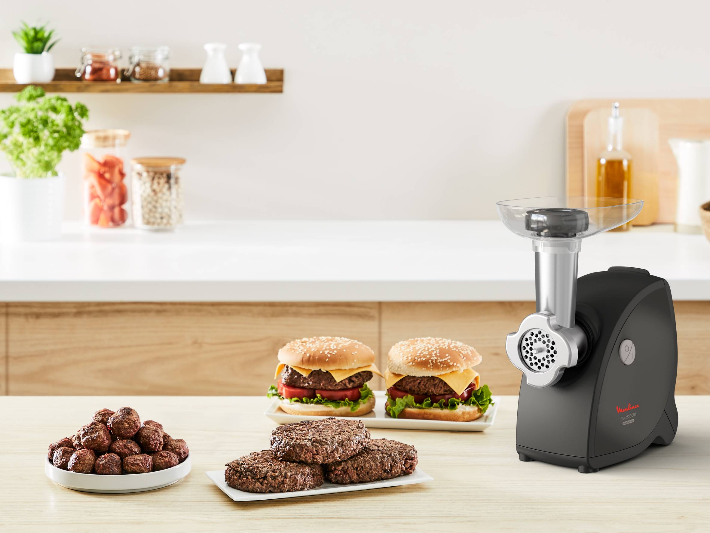 HV4 Successor, Hachoir à viande, 2000 W, 7 en 1, Fabriqué en France, Noir