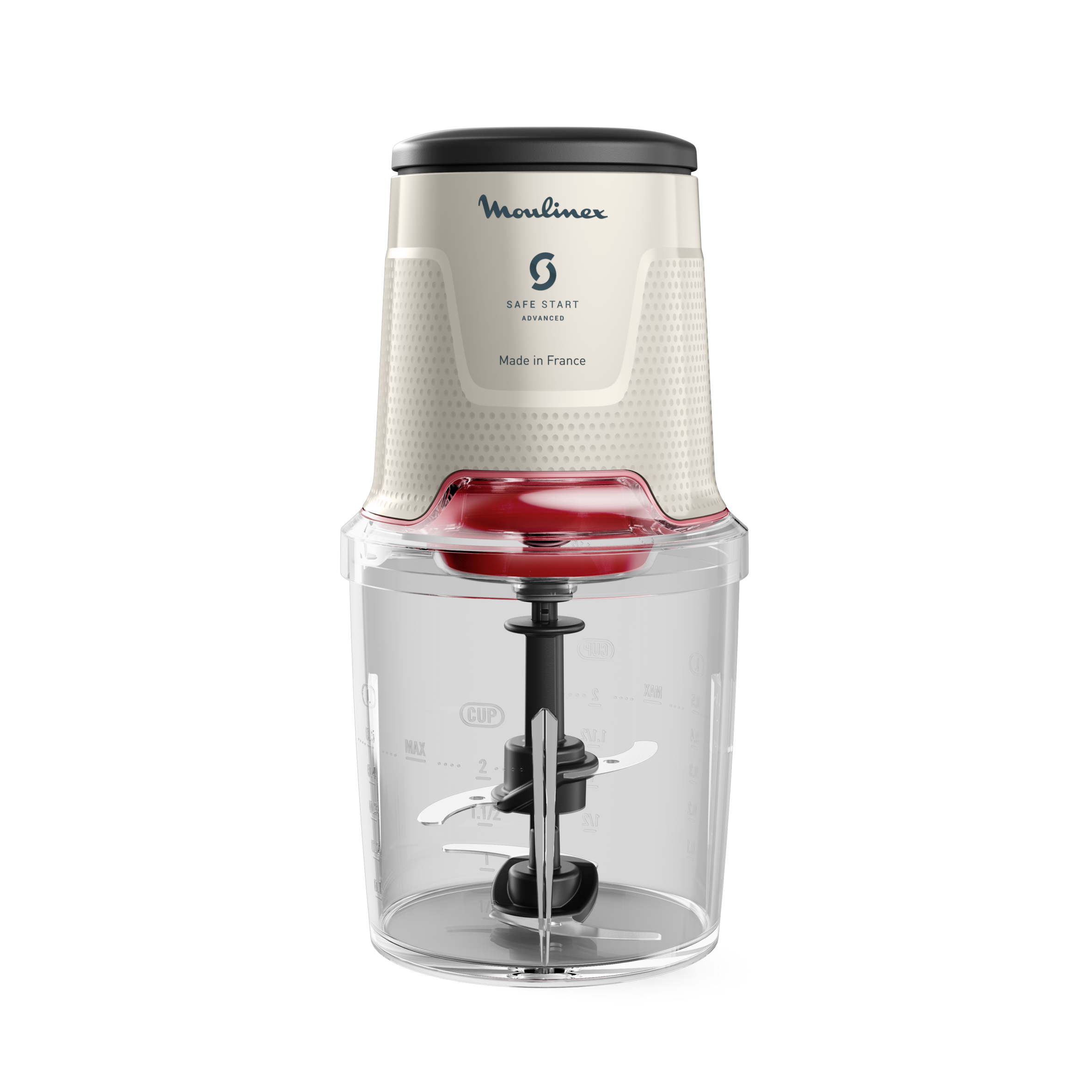 Easy Press, Hachoir électrique, 600 W, 4 lames, Ecru