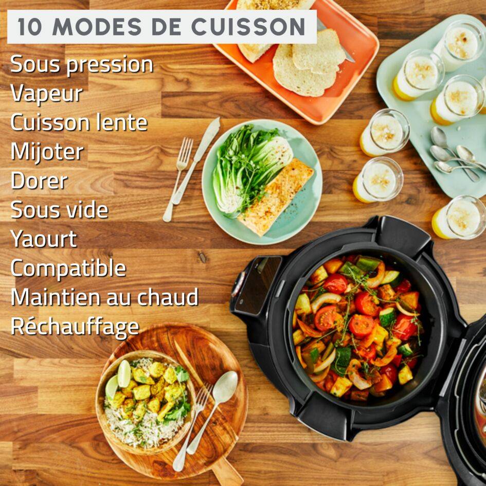 Cookeo Wifi 10-en-1 Noir