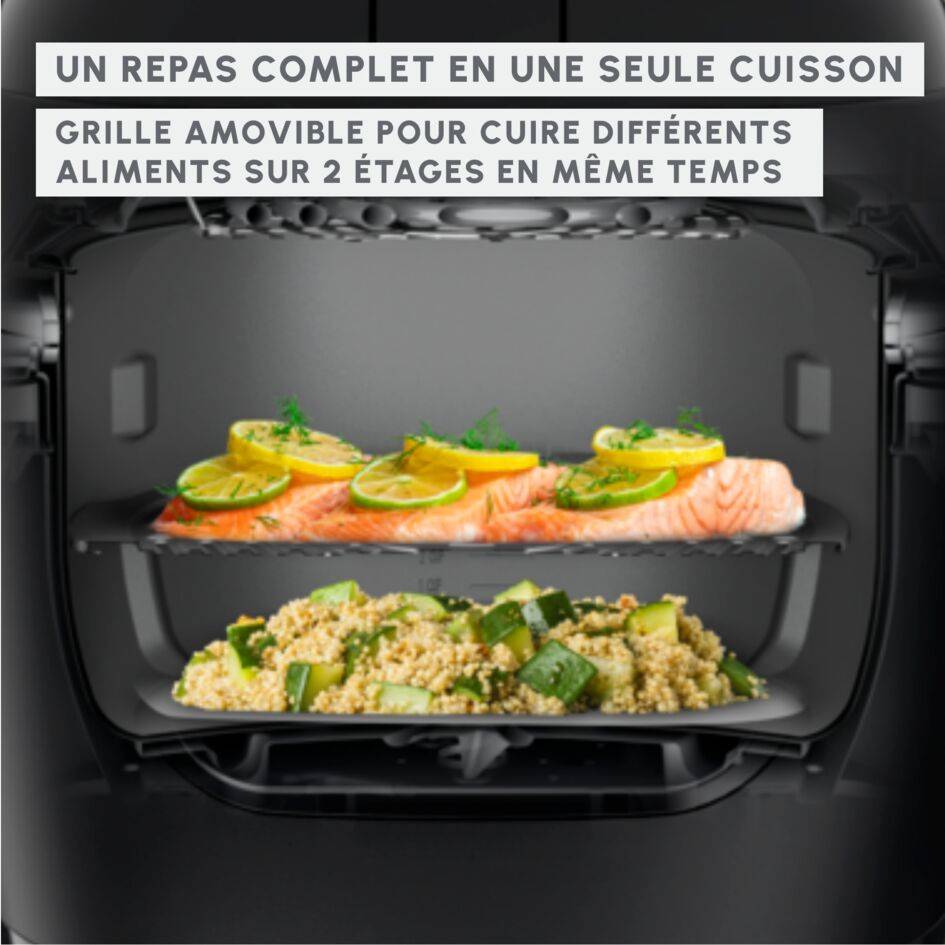 Multicook & Fry, 6L, Multicuiseur Air fryer, Gris