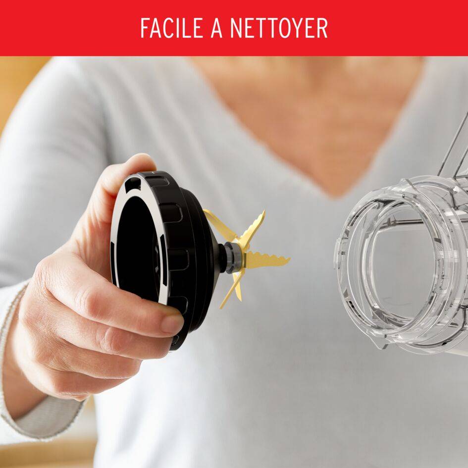 Perfectmix+, Blender, Bol plastique 2L, 1200W, 3 programmes, 6 lames Powelix life