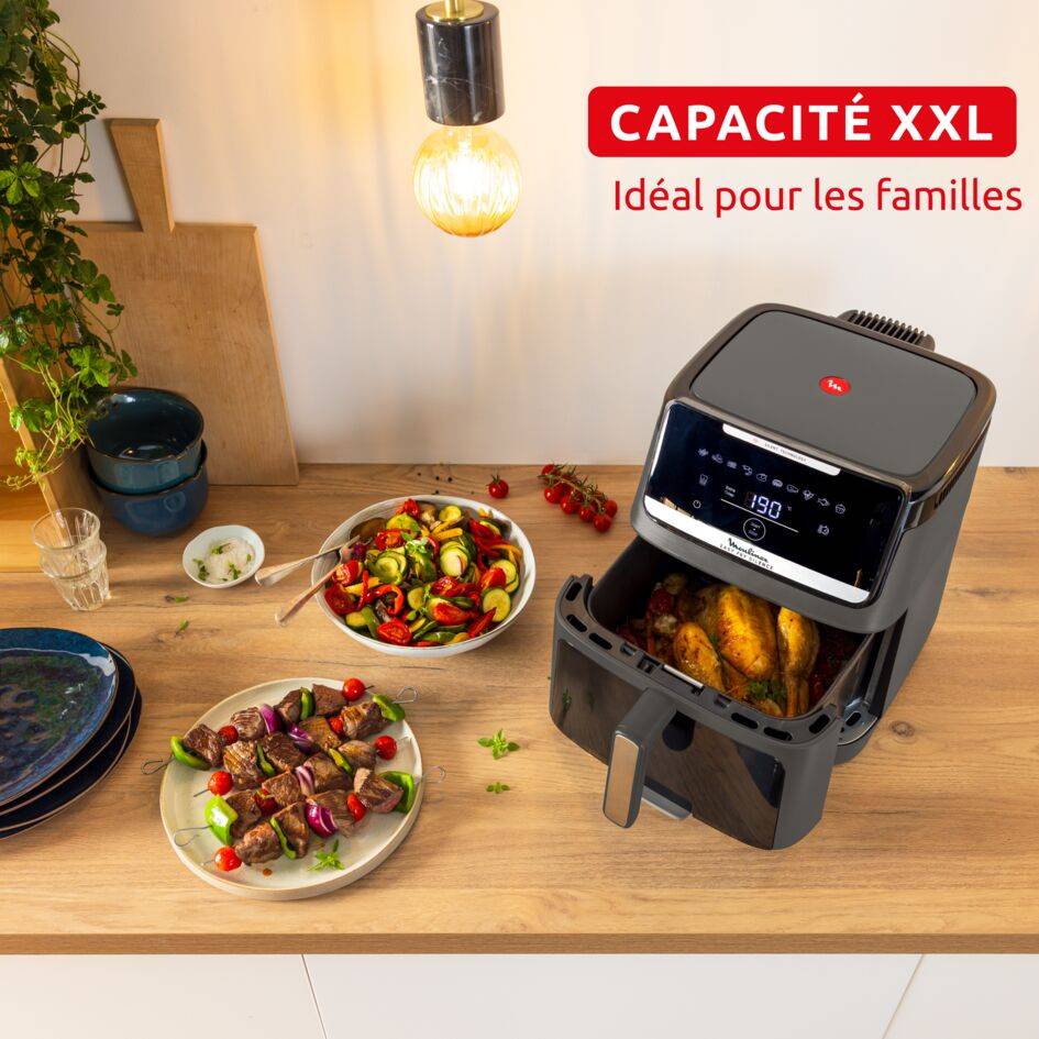 Easy Fry Silence, 7L, Air fryer, Gris