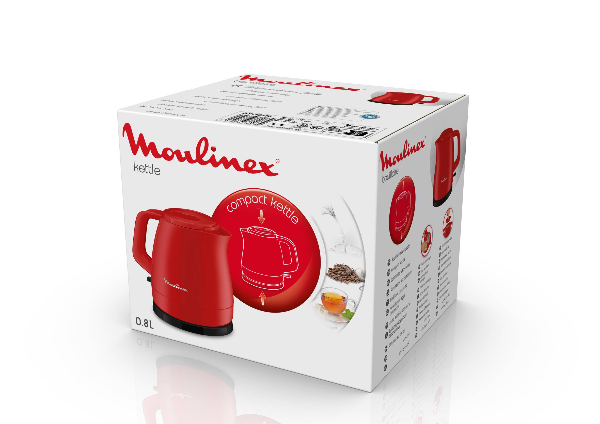 Bouilloire VITA rouge 0.8 L