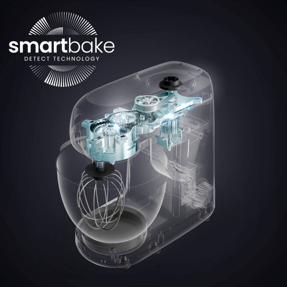 Bake Partner +, Robot pâtissier, Moteur de 1&nbsp;100&nbsp;W, 5&nbsp;accessoires polyvalents