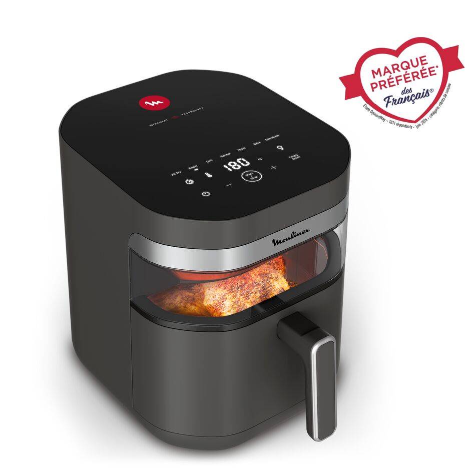 Easy Fry Infrared, 7L, Air fryer, Gris charbon