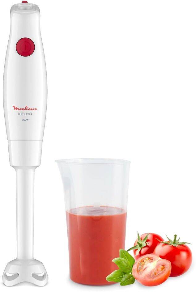 Turbomix, Pied mixeur,  2 lames ZELKROM, 350 W, blanc