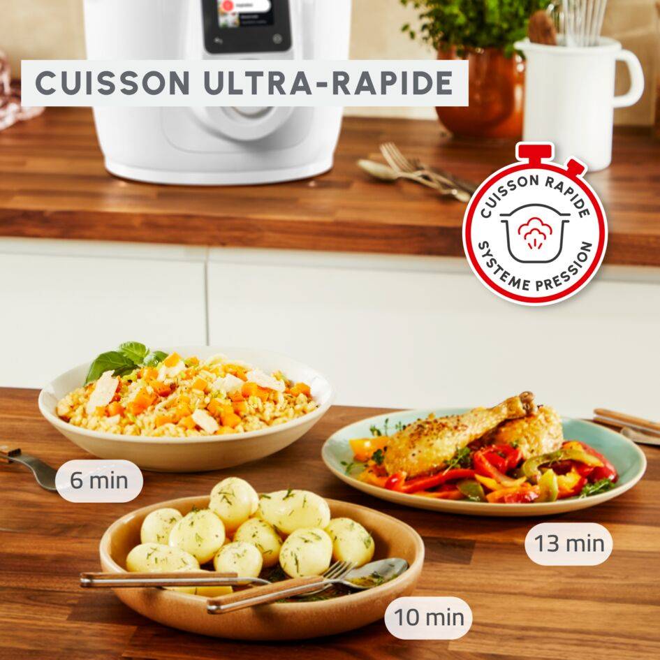 Cookeo Wifi 9-en-1 Blanc