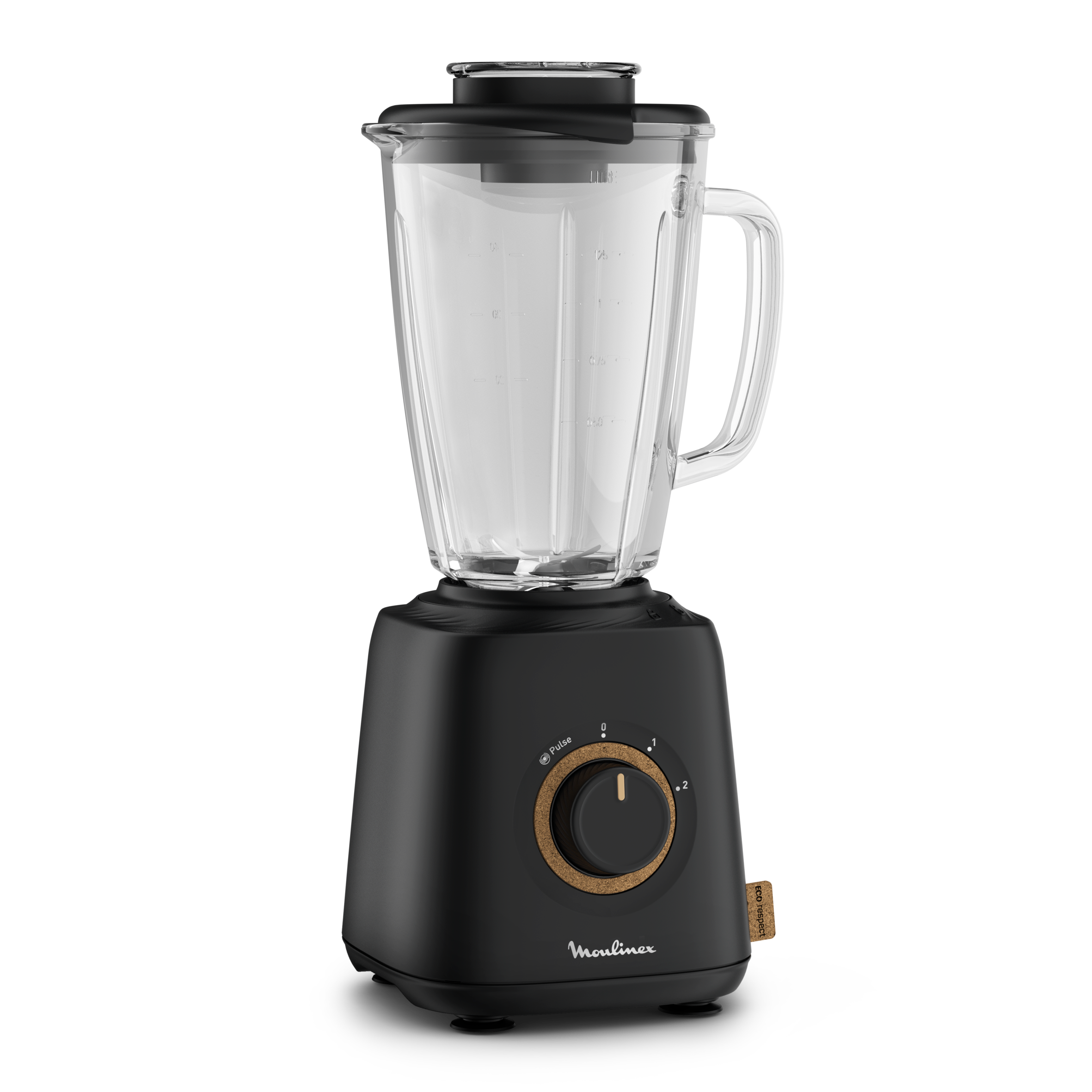 Eco Respect, Blender, Bol verre 1.75L, 800W, 2 vitesses, 4 lames