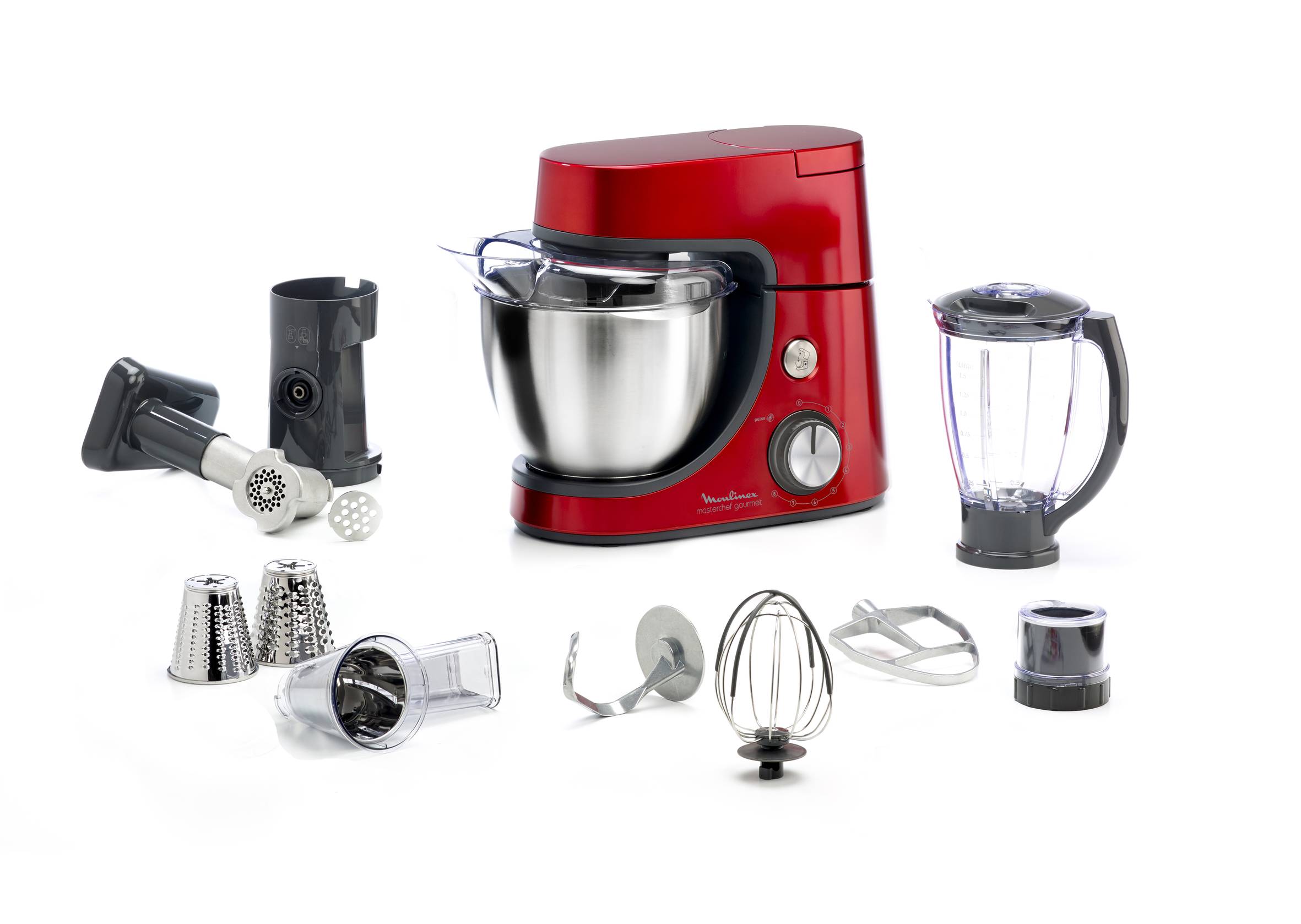 ROBOT PÂTISSIER Masterchef Gourmet ROUGE 1100 W