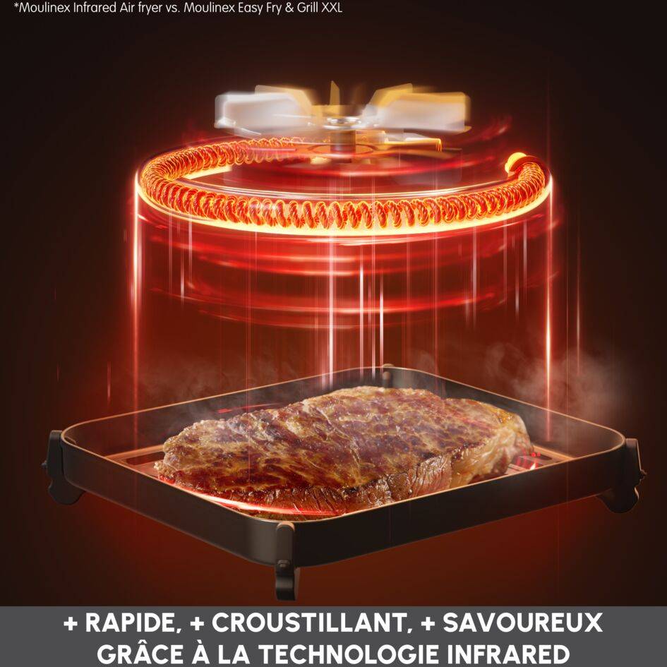 Easy Fry Infrared, air fryer, Résultats croustillants, Technologie infrarouge