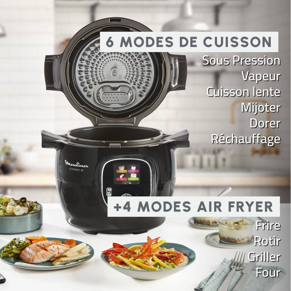 Cookeo+ 180 recettes avec Extra Crisp