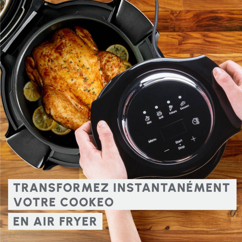 Cookeo Wifi 10-en-1 Noir avec Extra Crisp