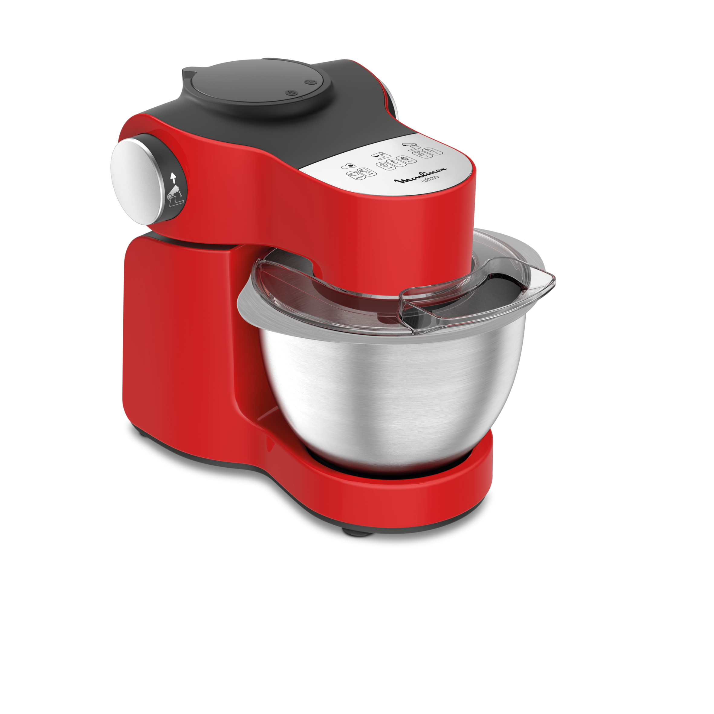 ROBOT PATISSIER WIZZO ROUGE 1000 W + 3 ACCESSOIRES