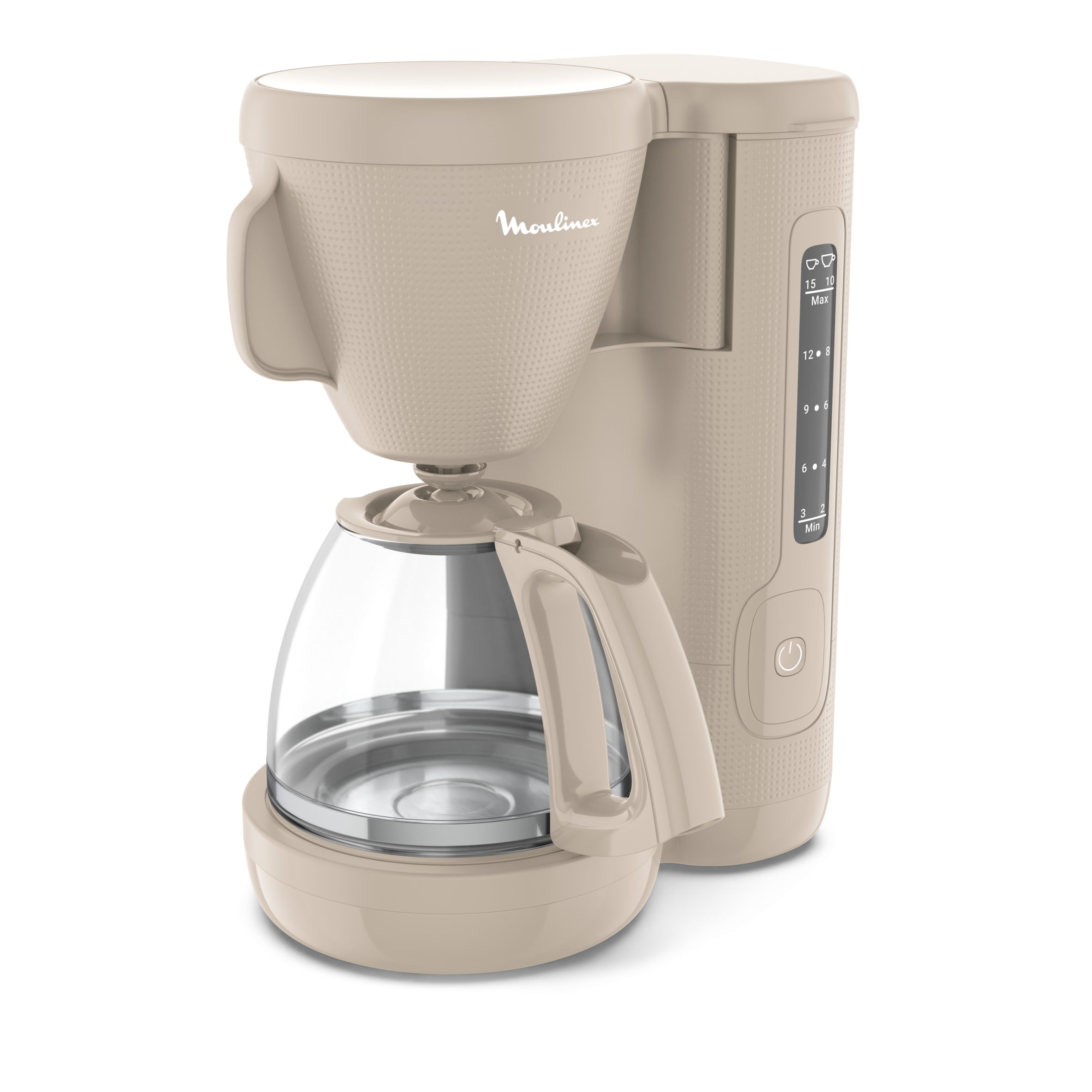 Cafetière filtre, Morning, 15 tasses, Gris chaud