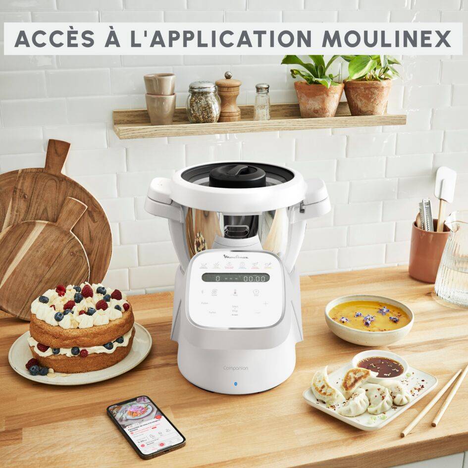 i-Companion, Robot Cuiseur, 16 modes de fonctionnement, Connecté, Jusqu'à 10 personnes