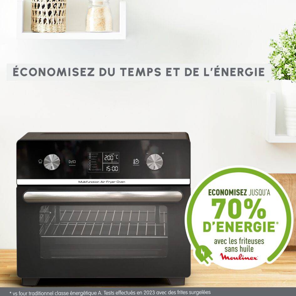 Easy Fry, 20L, Four air fryer, Noir