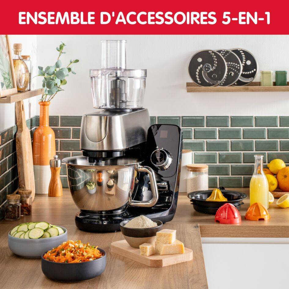 Accessoire Coach Fresh Box, Robot culinaire, 3 disques, Presse-agrumes 3 cônes, Pochette de rangement, 5 fonctions en 1