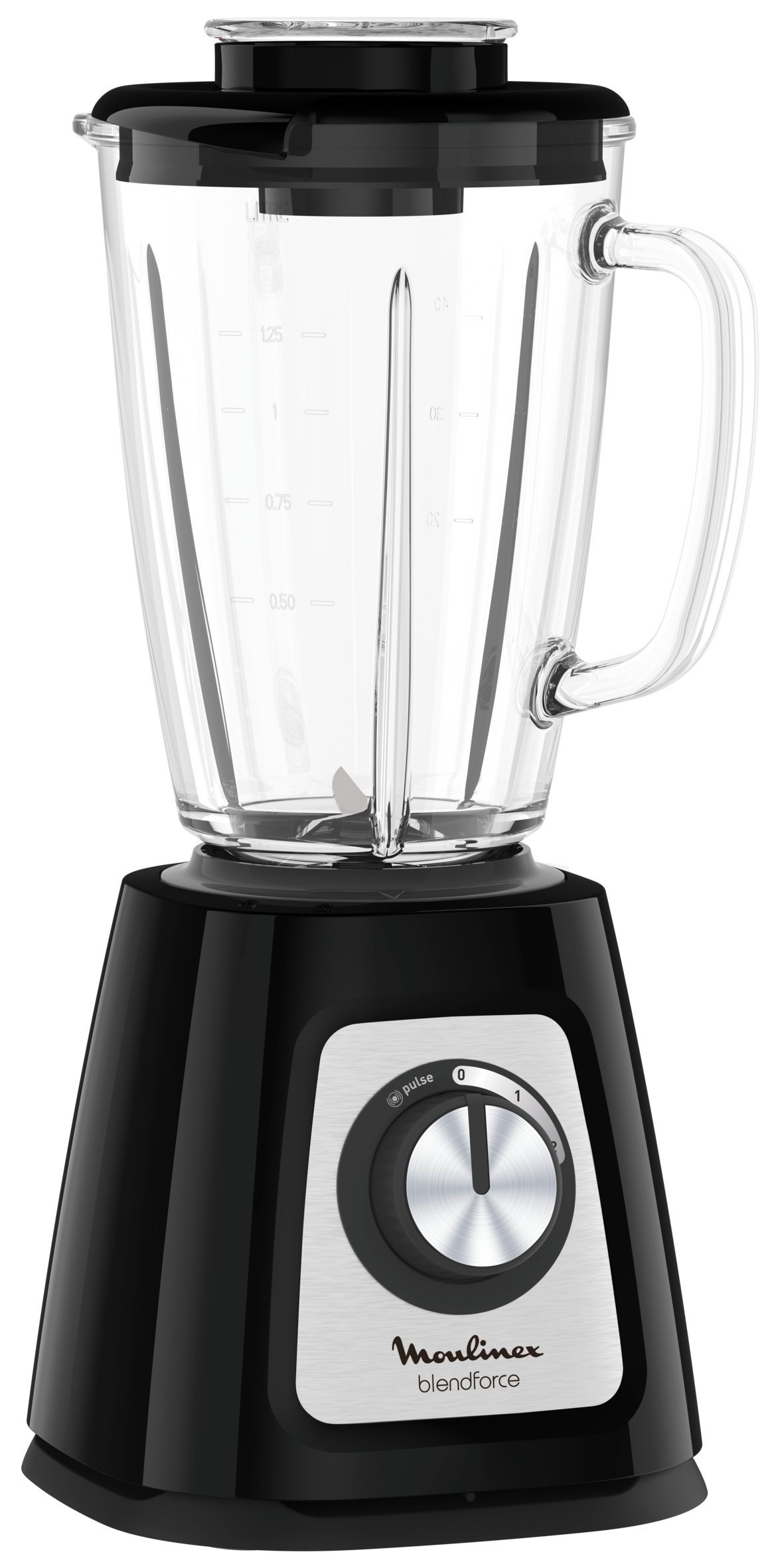 Blendforce, Blender classique, Bol en verre de 1.75 L, 800W, Noir