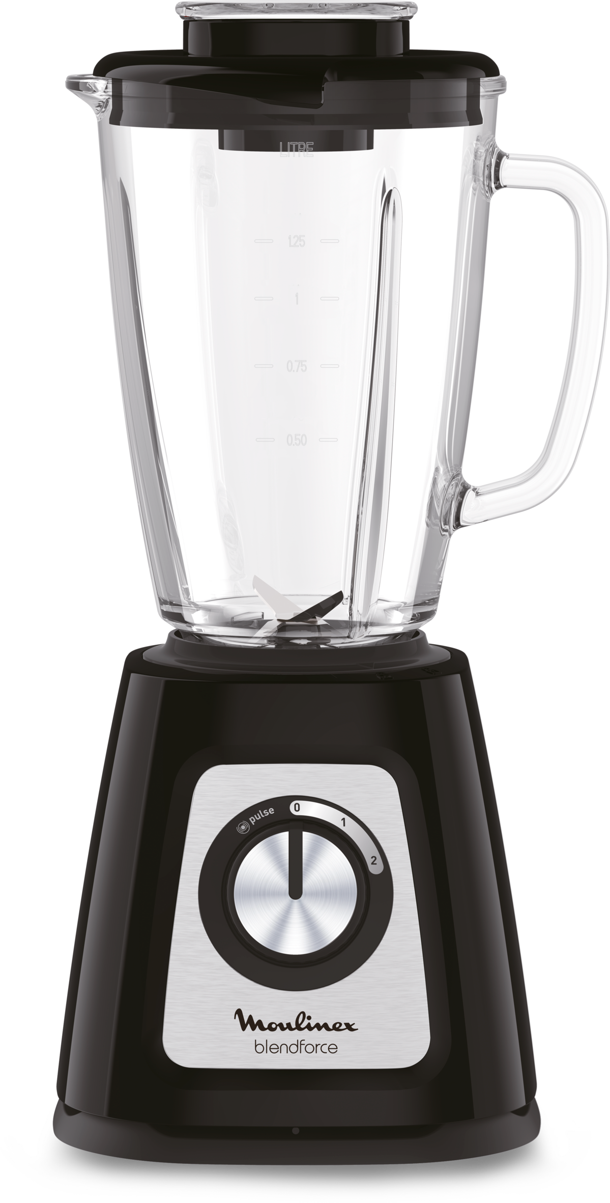 Blendforce, Blender classique, Bol en verre de 1.75 L, 800W, Noir