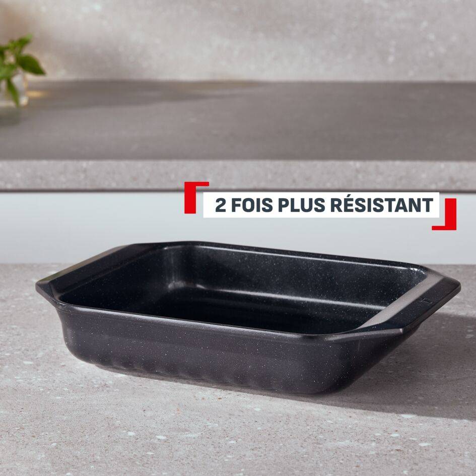 Excellence, Petit plat à four en fonte d'aluminium 29x22&nbsp;cm, Revêtement antiadhésif 