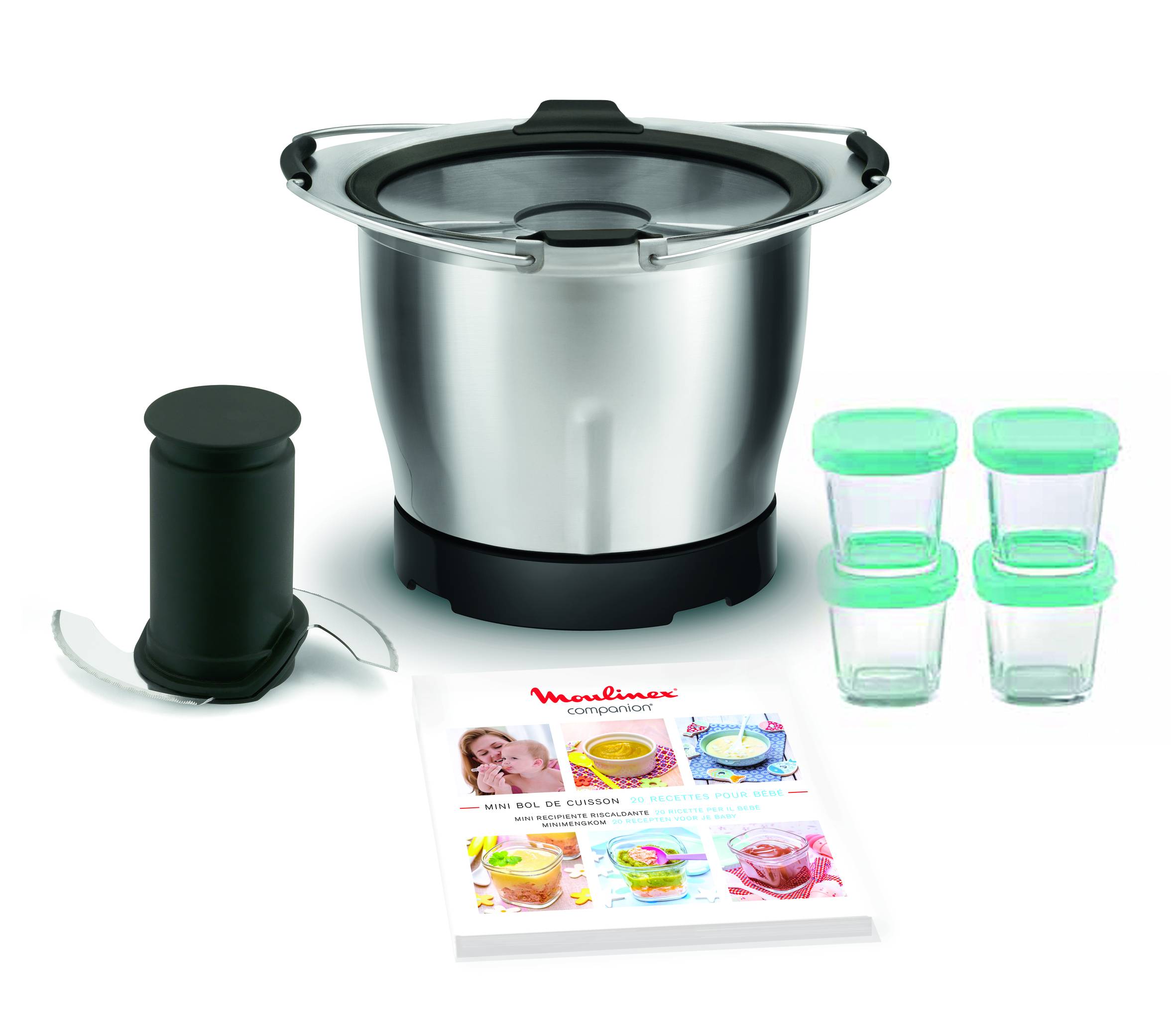 Mini-cuve Companion + 4 pots bébé + 20 recettes XF387E10