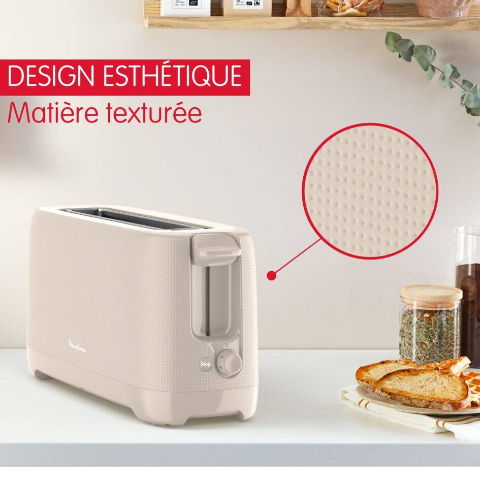 Grille-pain Longue fente Morning Gris chaud