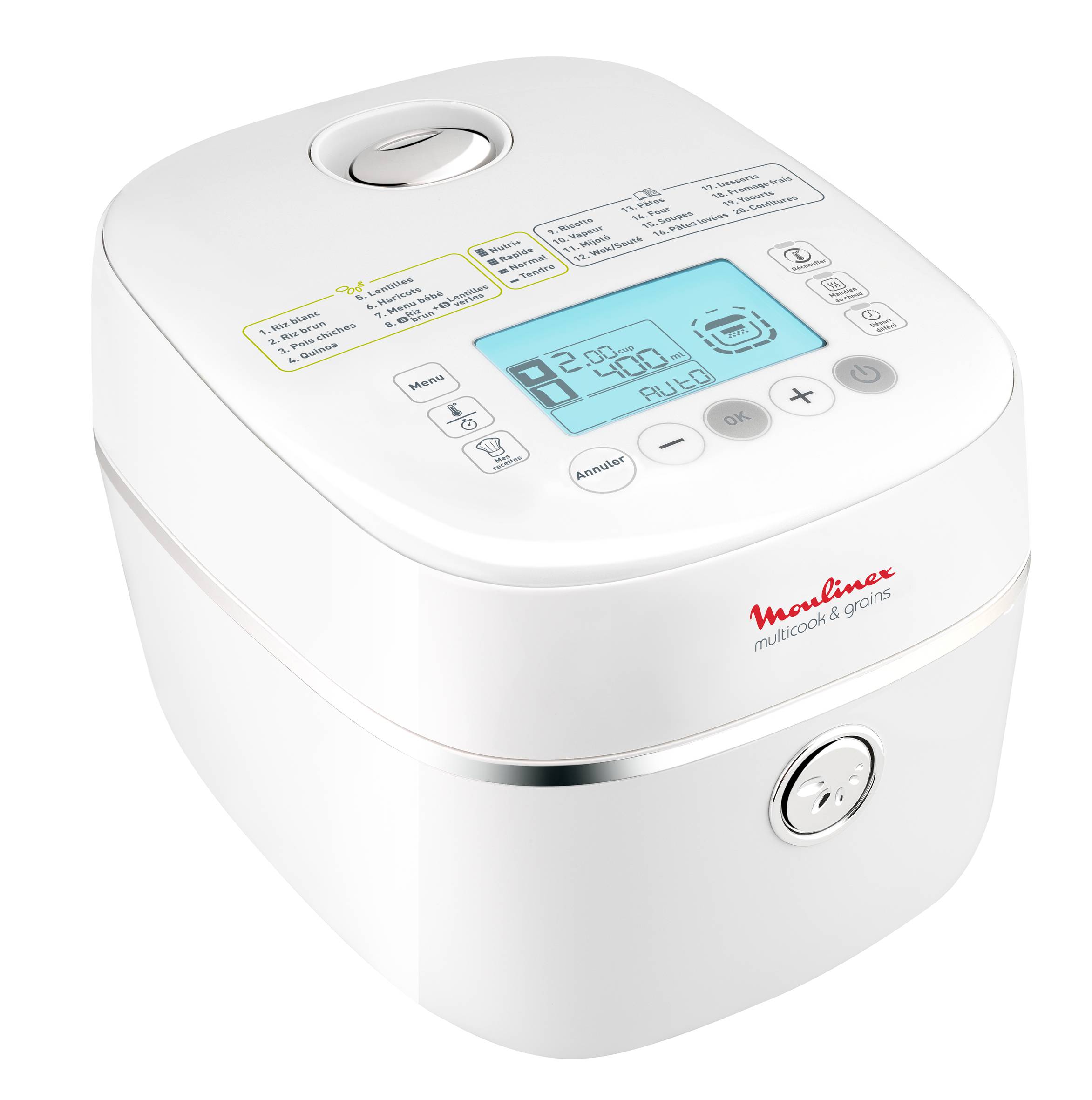 MULTICOOK & GRAINS BLANC 82 PROGRAMMES