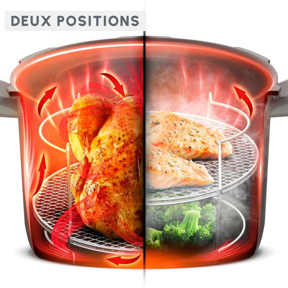 Cookeo Wifi 10-en-1 Noir avec Extra Crisp