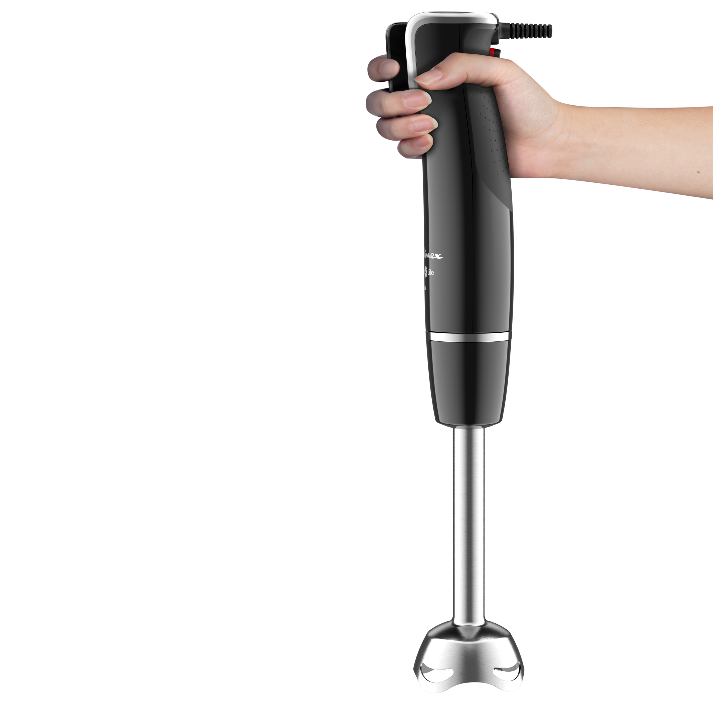 Infiny force, Pied mixeur, Lames powelix, 3 accessoires, 1000 W, Noir