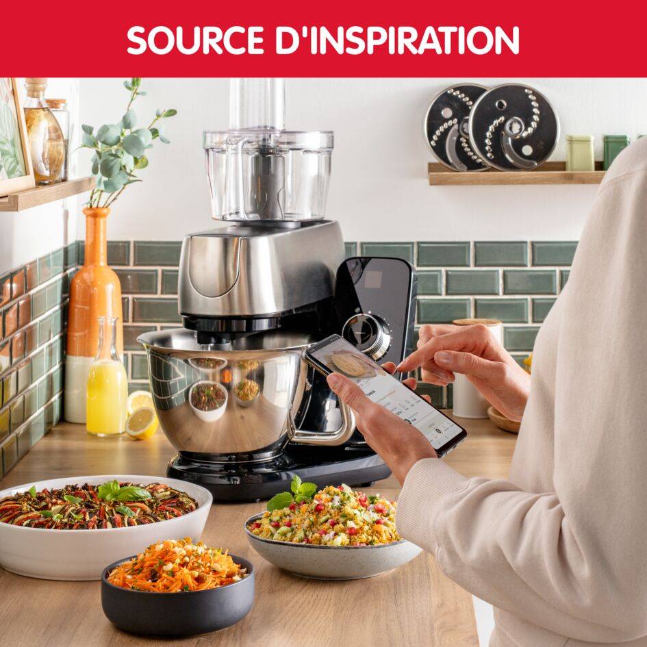 Accessoire Coach Fresh Box, Robot culinaire, 3 disques, Presse-agrumes 3 cônes, Pochette de rangement, 5 fonctions en 1