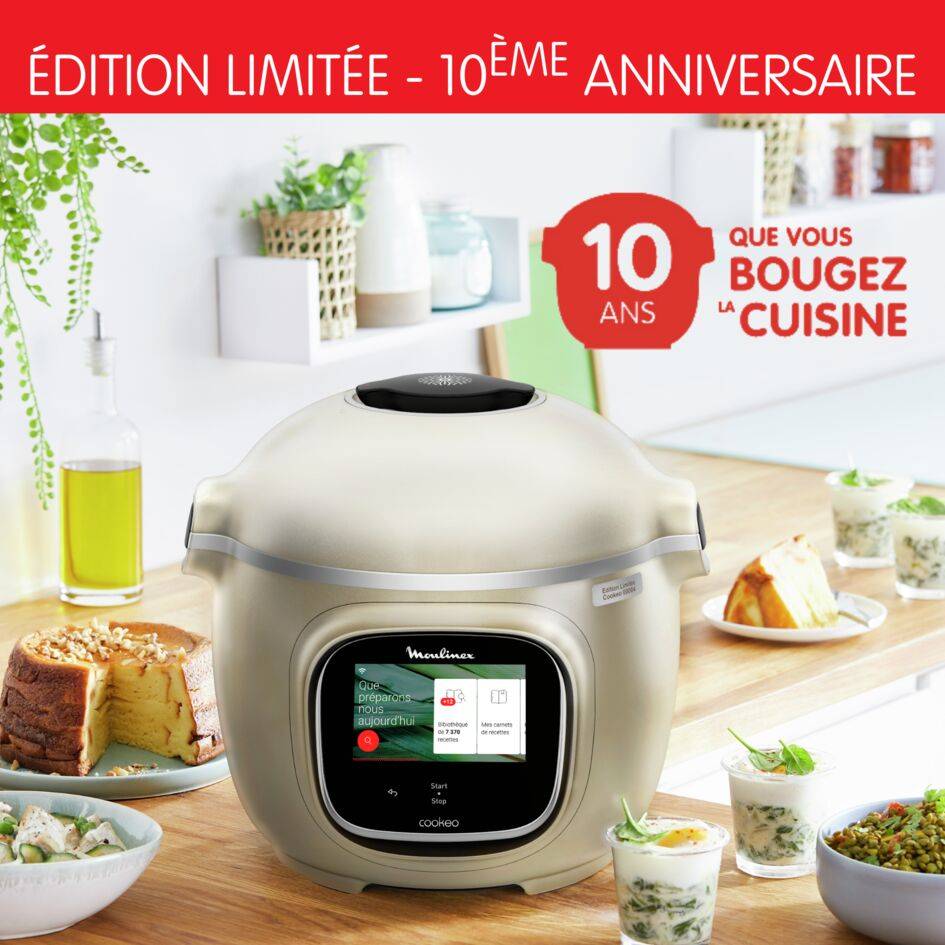 Cookeo Touch Edition limitée, Mullticuiseur connecté, 6L (2/6 pers.), écran tactile