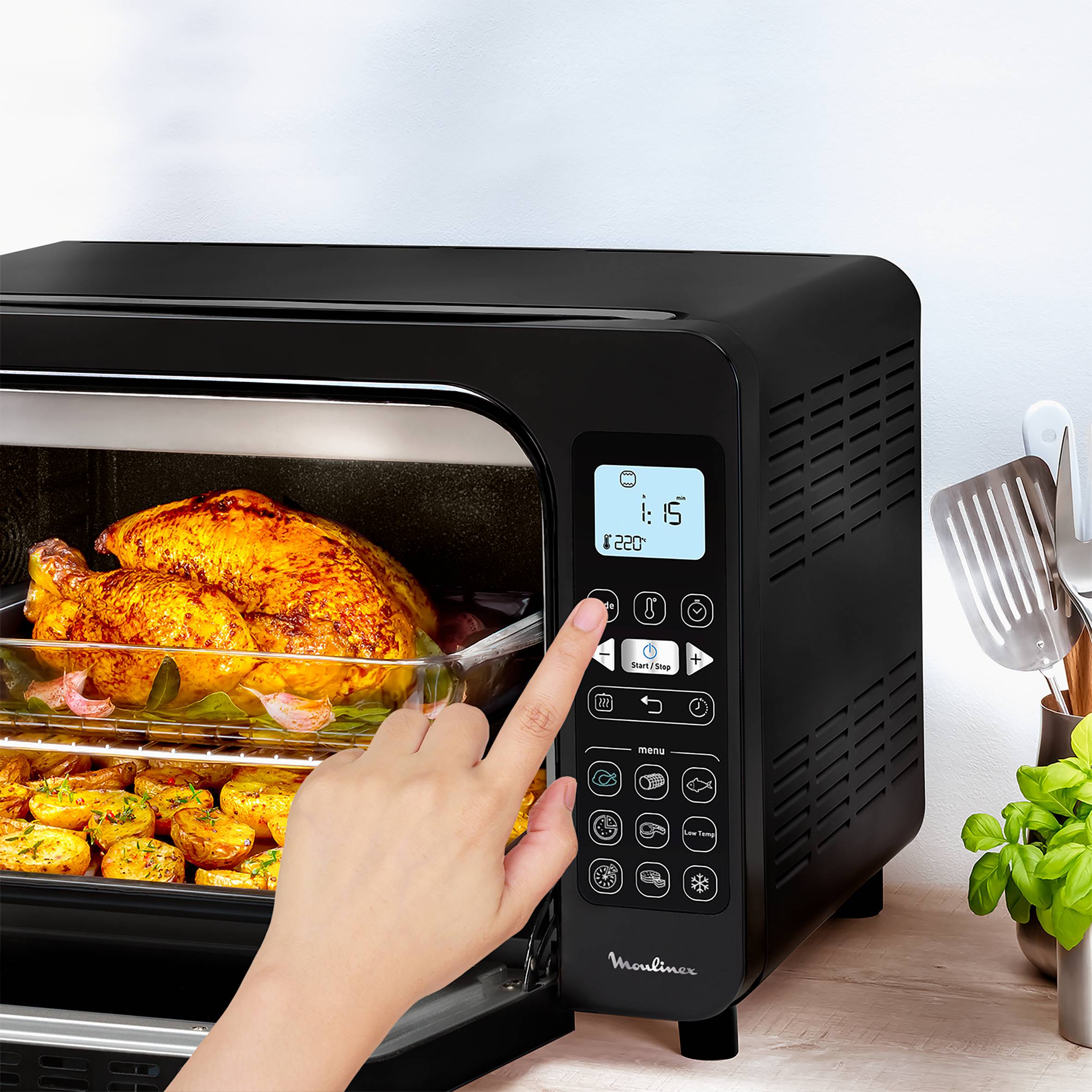 Four Moulinex delicio tactile 39l