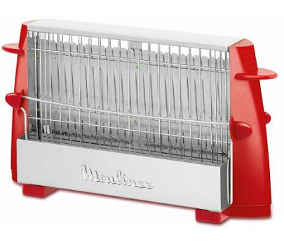 grille pain rouge