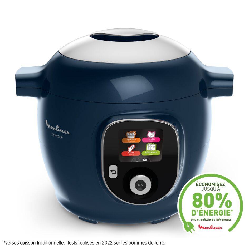 Cookeo+ 150 recettes Bleu, Louche incluse