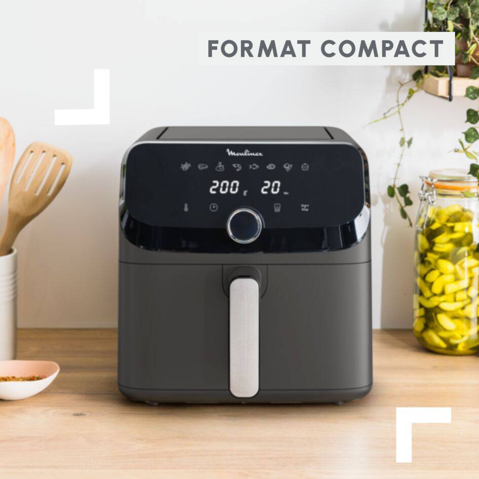 Easy Fry Mega, 7.5L, Air fryer, Noir