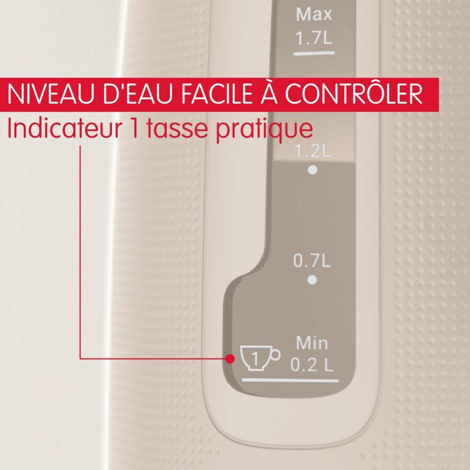 Bouilloire, Morning, 1,7L, Gris chaud