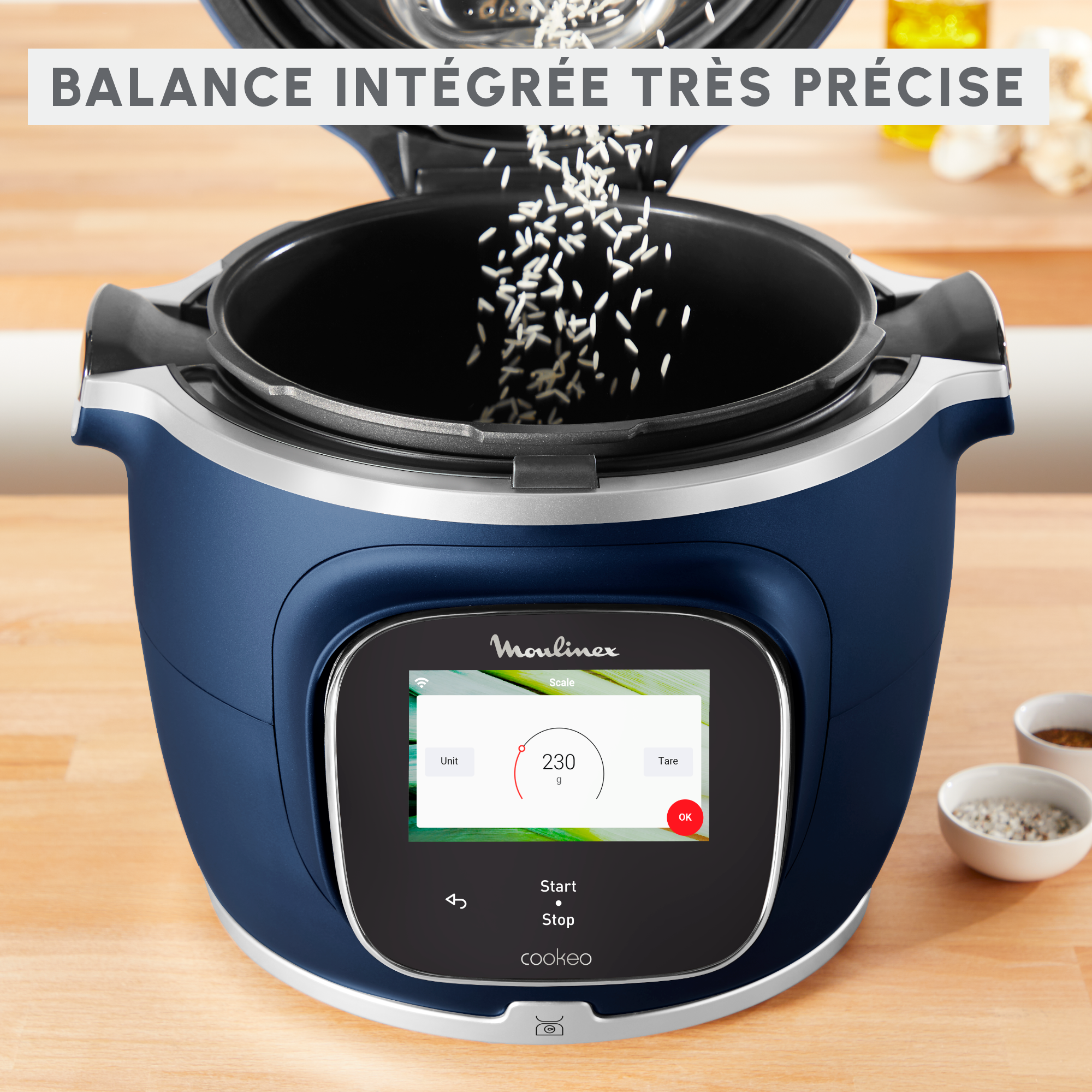 Moulinex Cookeo Touch Pro Multicuiseur, Balance intégrée, Connecté