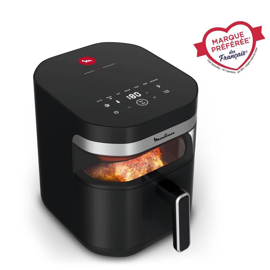 Easy Fry Infrared, 7L, air fryer, Noir