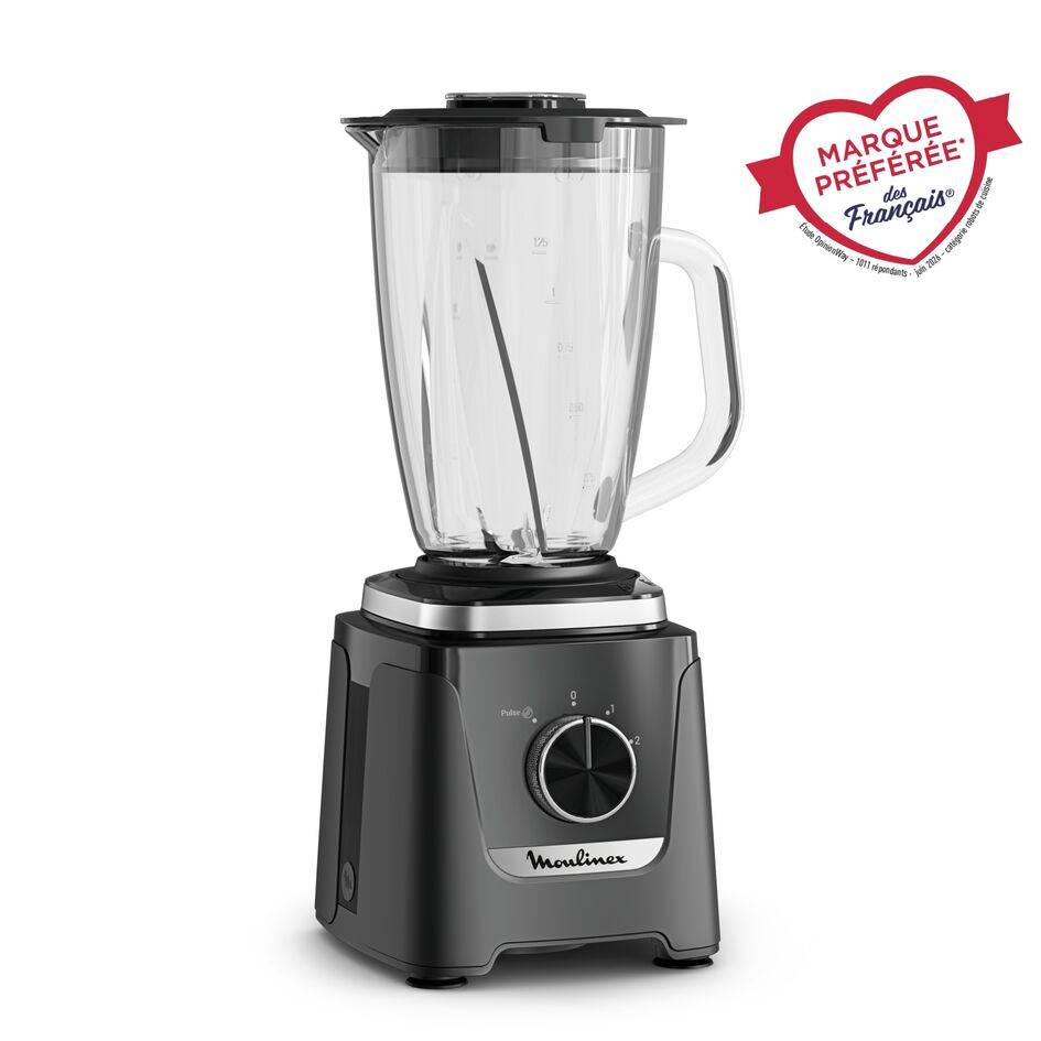 Blendforce, Blender, 800 W, Mixage rapide et homogène, Bol en verre 1,9 L