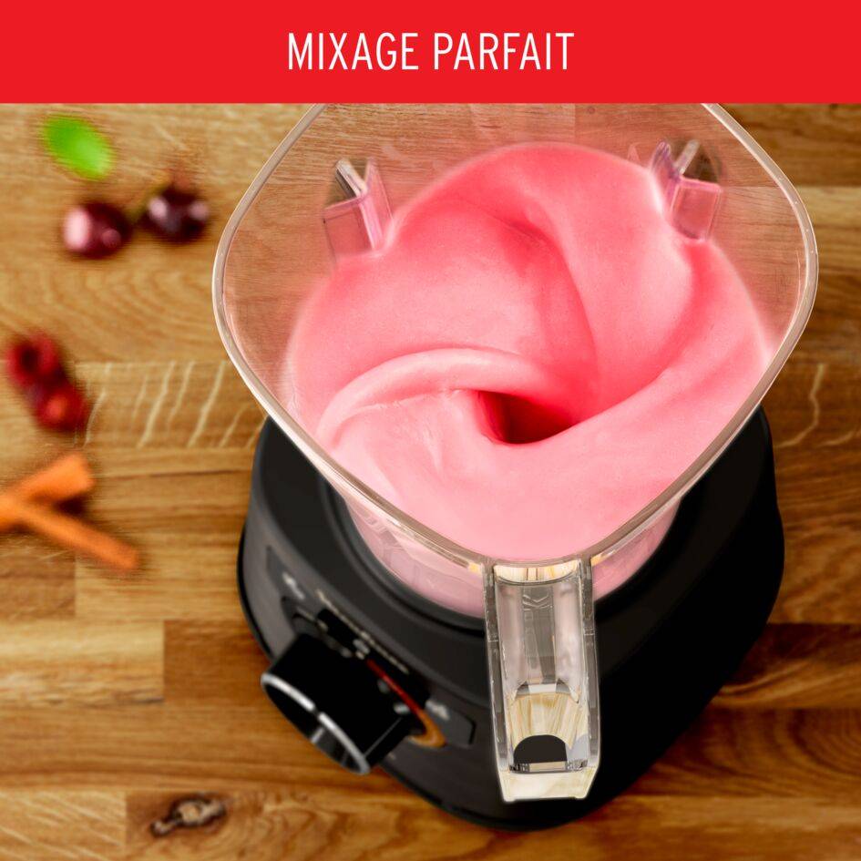Perfectmix+, Blender, Bol plastique 2L, 1200W, 3 programmes, 6 lames Powelix life