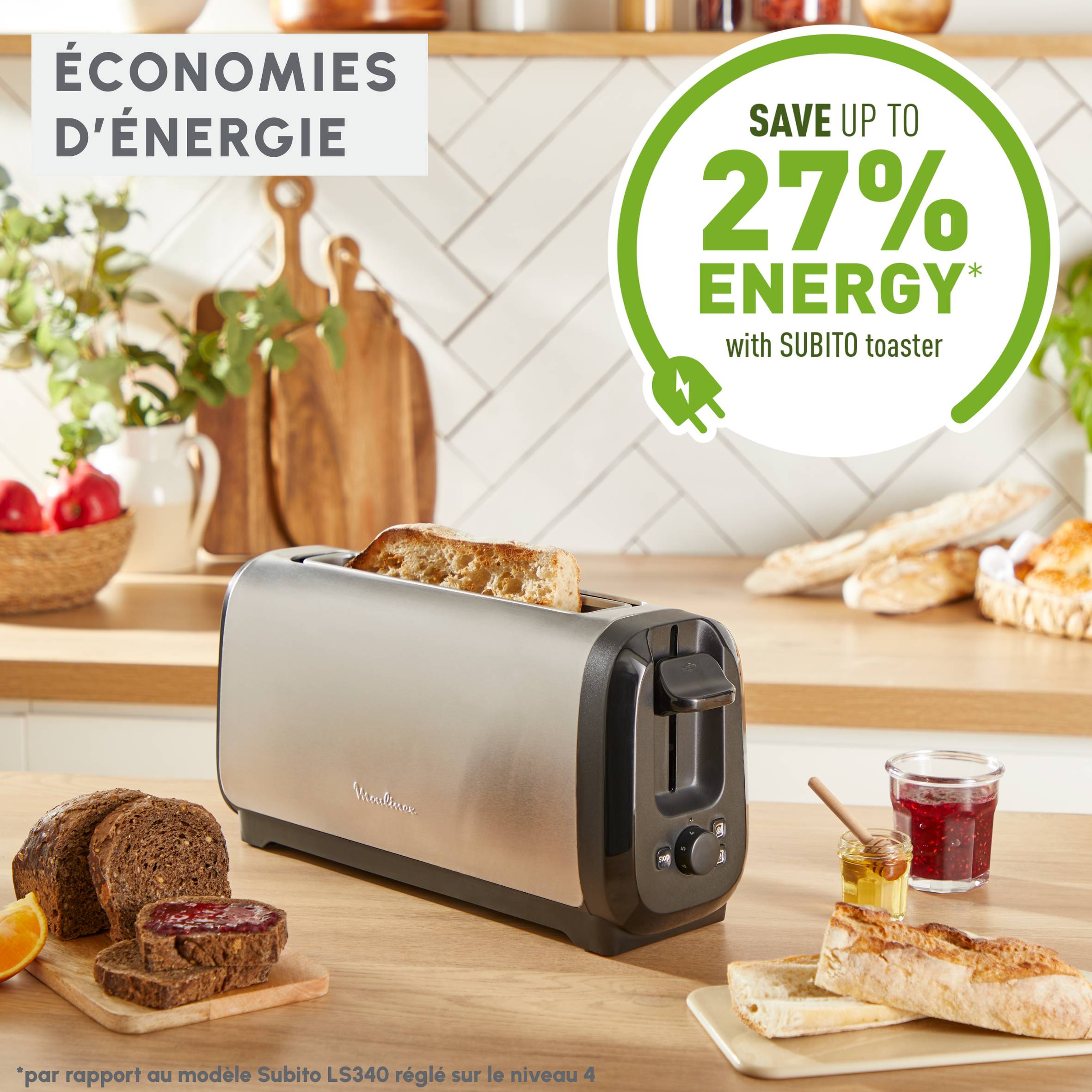 Grille-pain longue fente