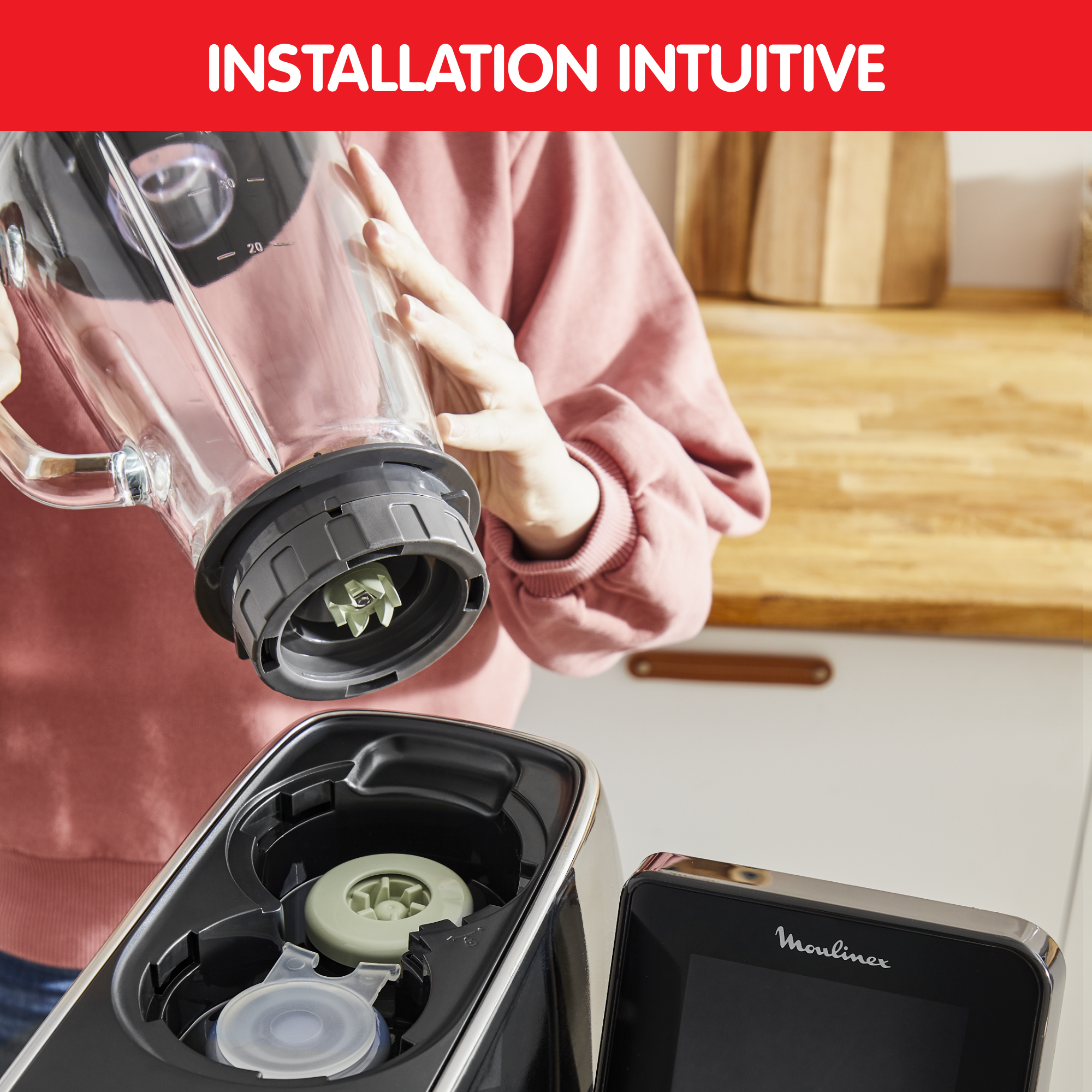 Accessoire Coach Mix and Drink Box , Blender, Mini hachoir, Moulin à épices, Poussoir, Pochette de rangement, 5 fonctions en 1