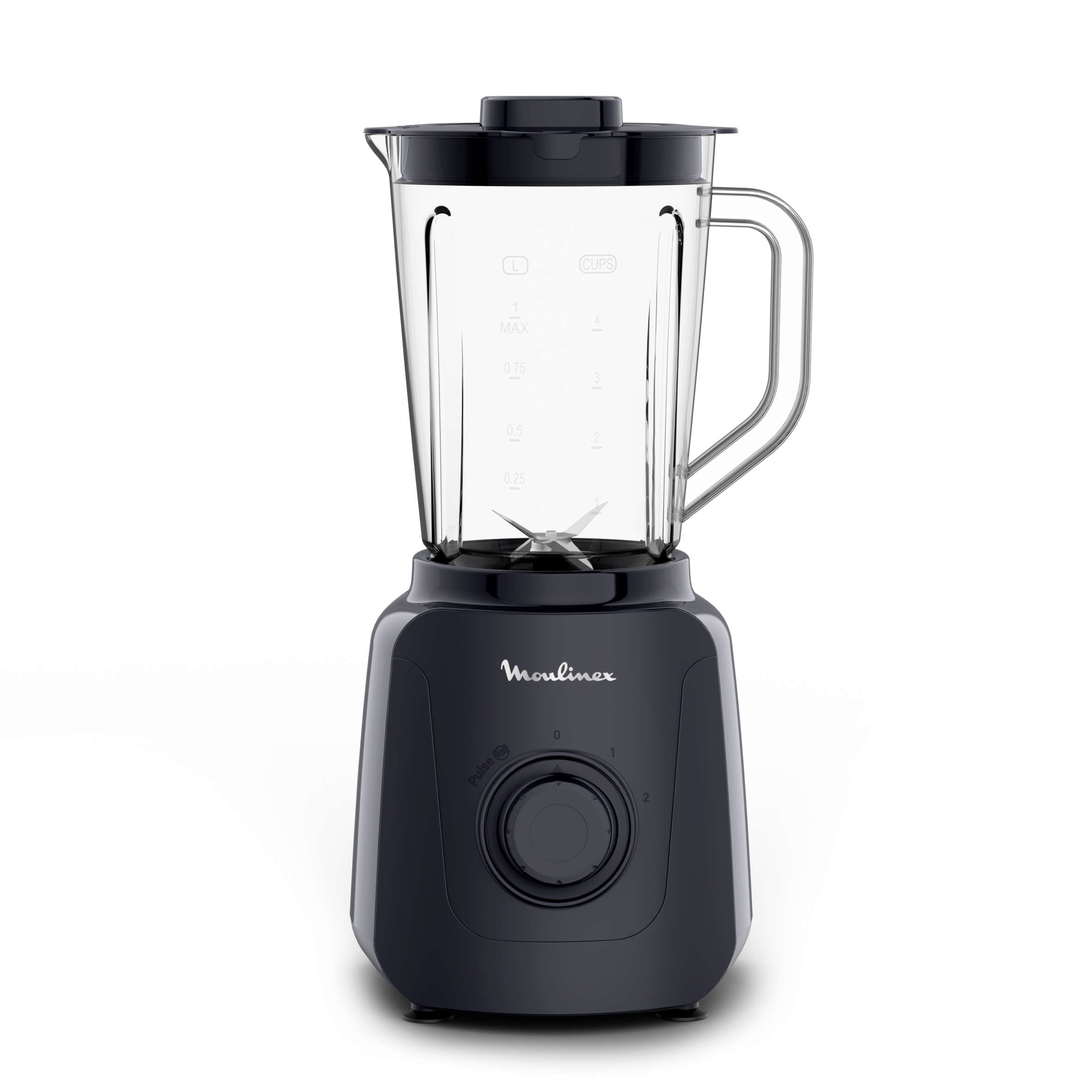 Blendforce Essential, Blender, Bol plastique, 1,85 L, 450&nbsp;W,  2&nbsp;vitesses + Pulse, 4 lames, Hachoir