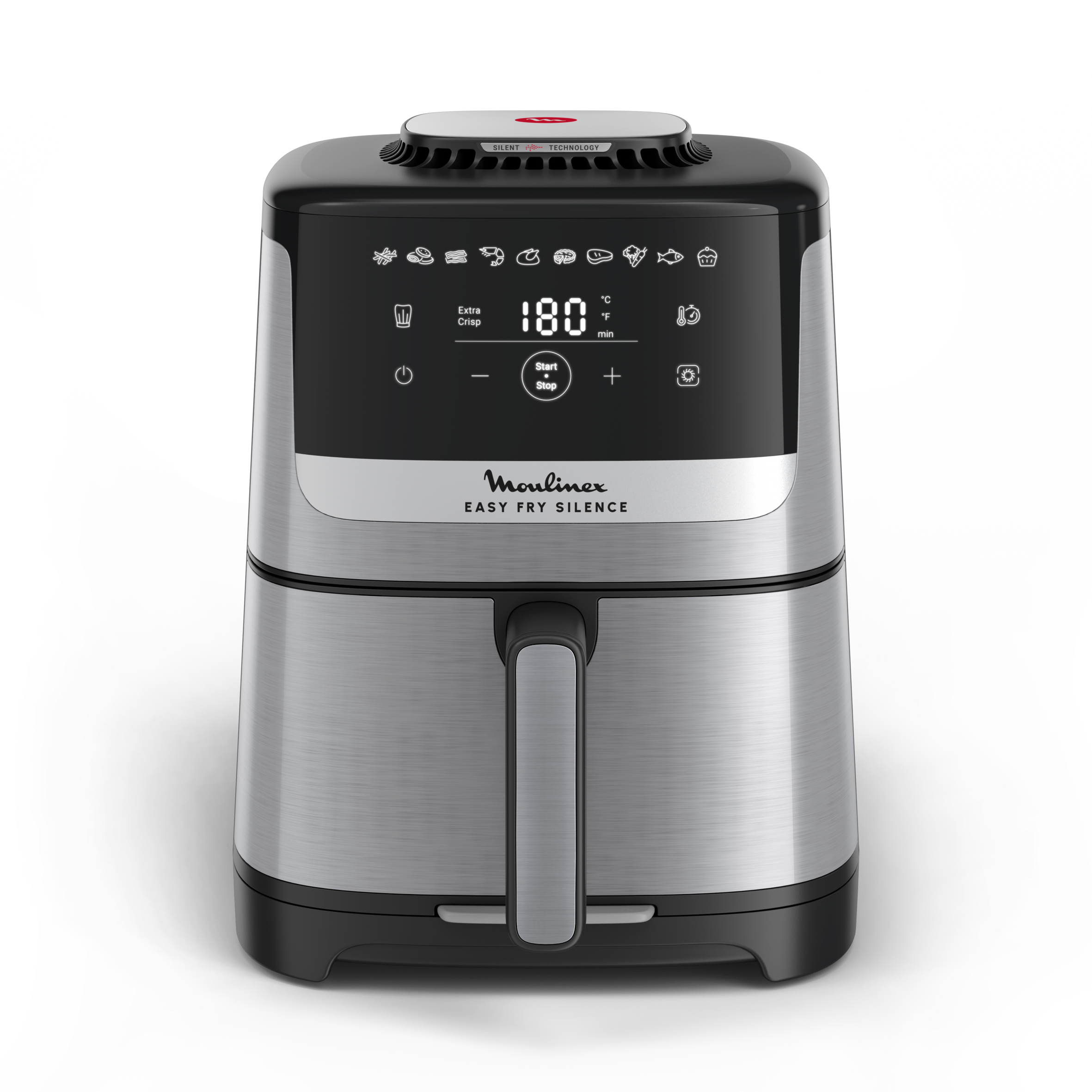 Easy Fry Silence, 5L, Air fryer, Inox