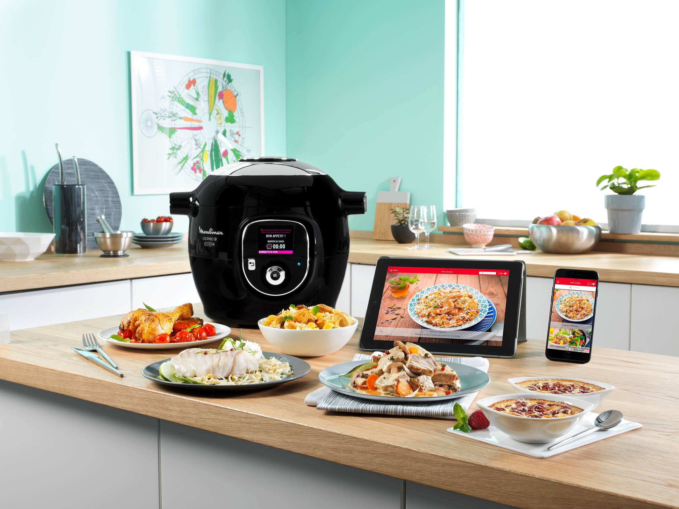 COOKEO+ CONNECT 200 RECETTES NOIR