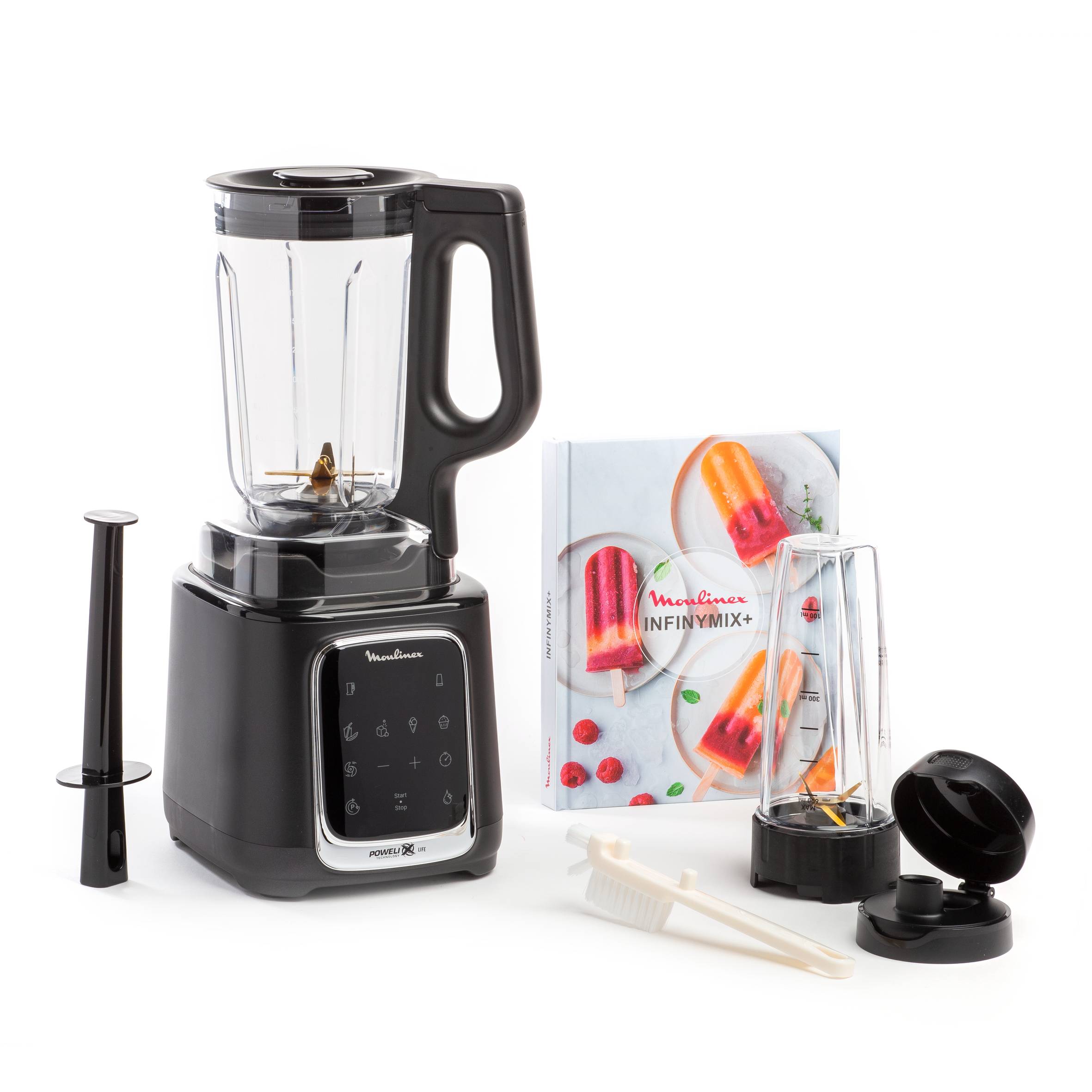 Infinimix+, Blender, Bol plastique tritan 1.75L, 1600W, 5 programmes, 6 lames
