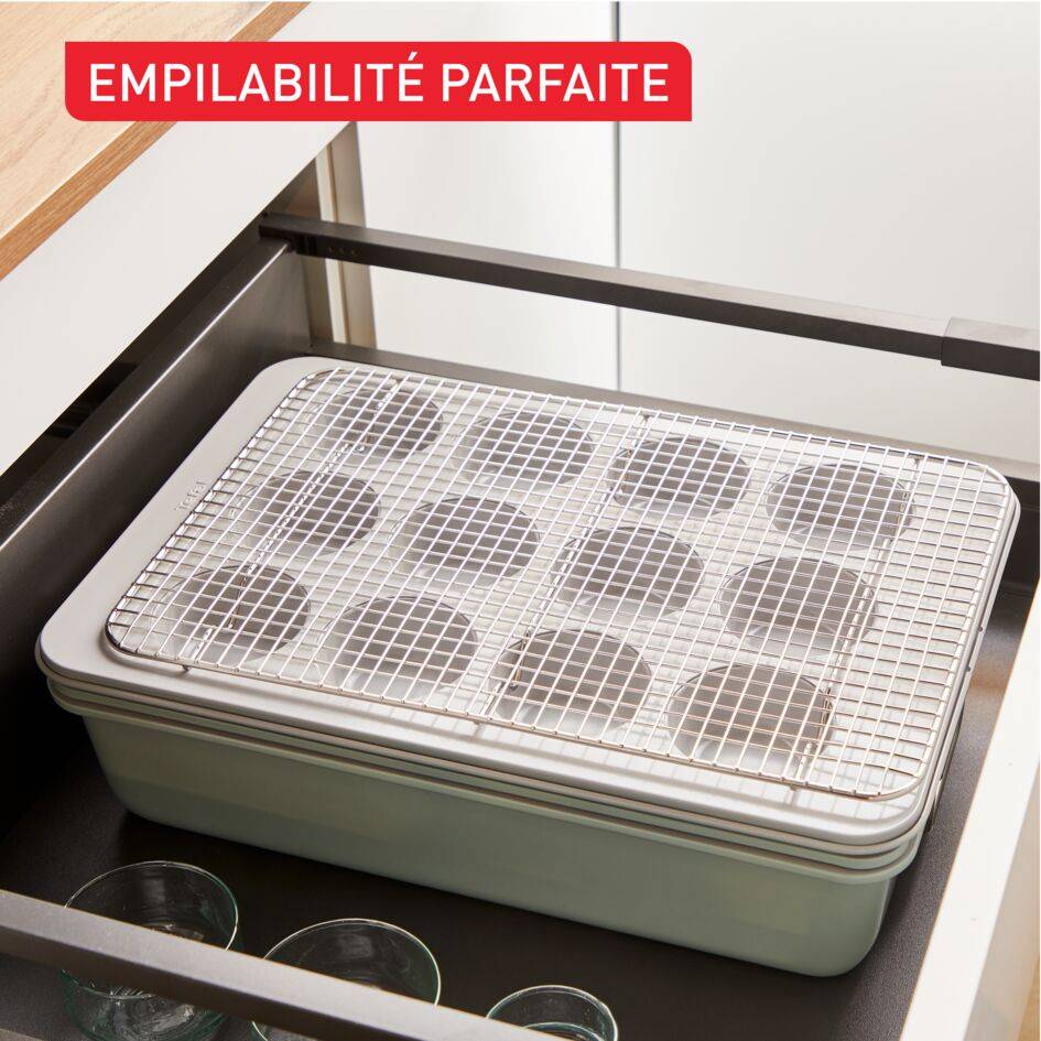 Ceramik, Set 5 pièces, Moules à pâtisserie, Empilables, Revêtement céramique