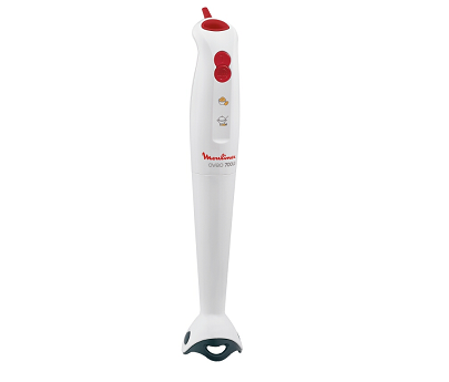 pied mixeur oveo click & mix blanc/rouge