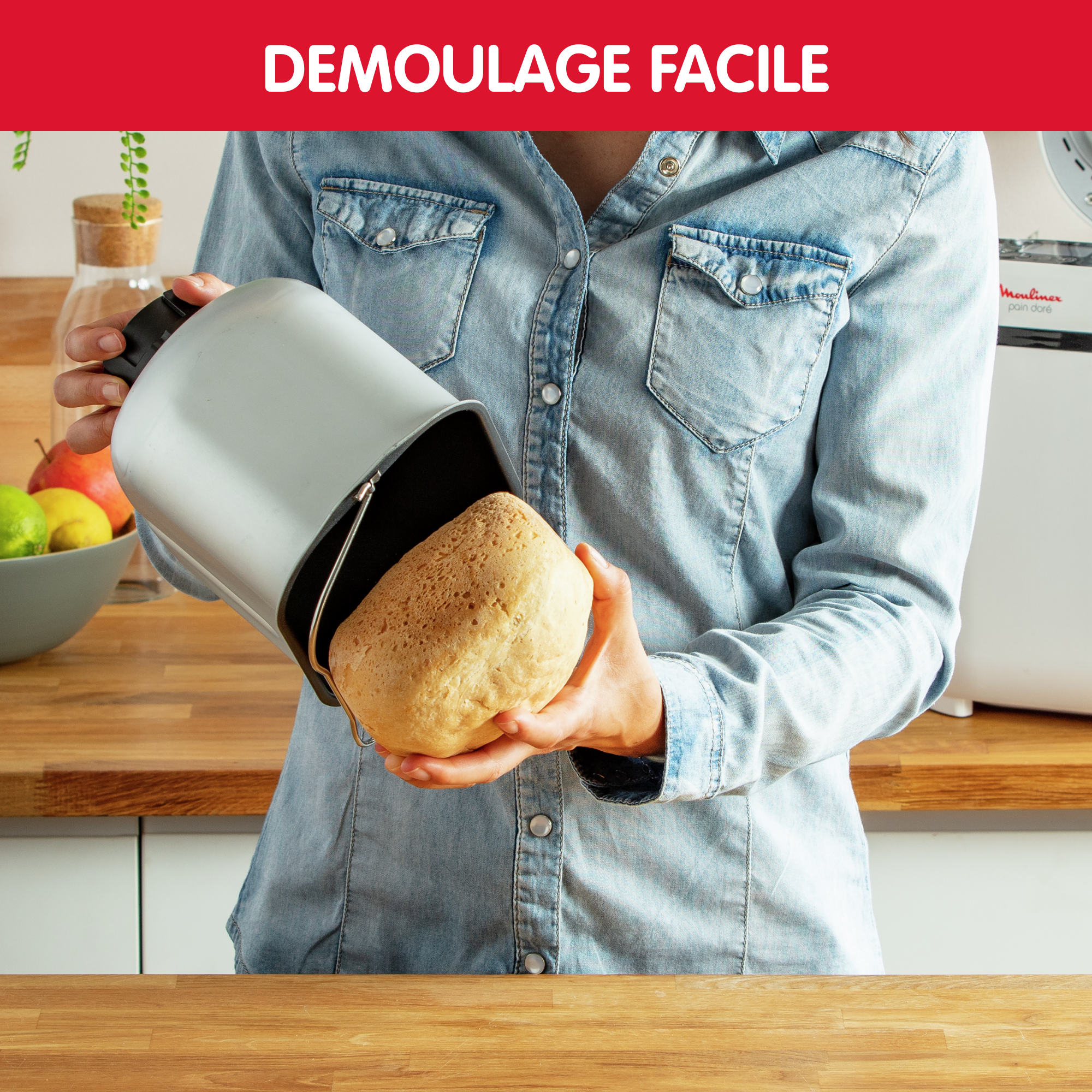 Fast & Delicious, Machine à Pain maison, 1kg, Confiture, 12 programmes 