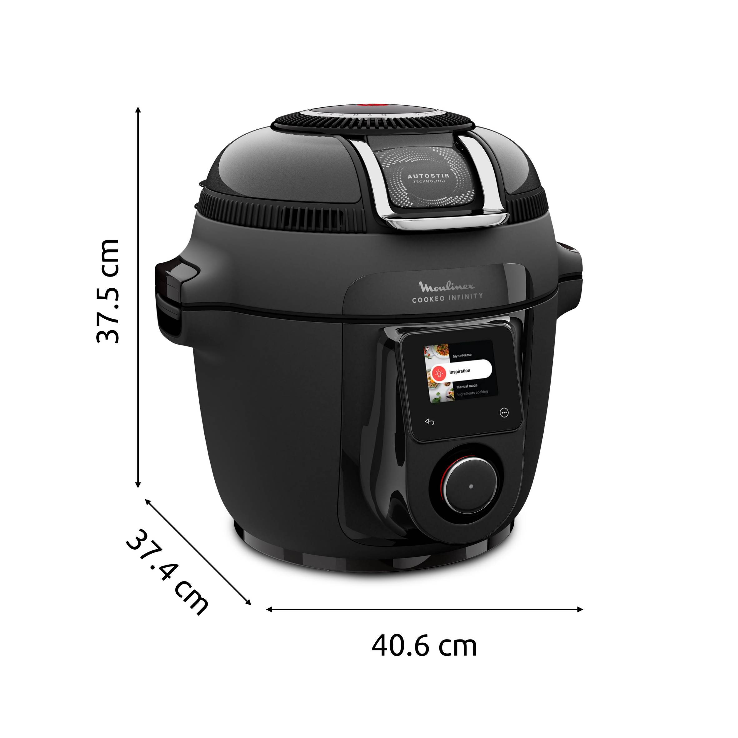 Cookeo Infinity, 20 modes de cuisson, Noir    
